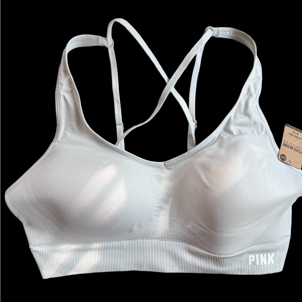 NWT Victoria’s Secret PINK Active Medium Support Sport Bra Size Medium